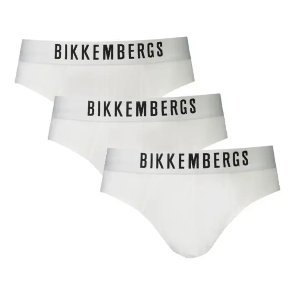 Bikkembergs - Ανδρικά Σλιπ 3Pack BKK1USP10TR-WHITE Λευκό