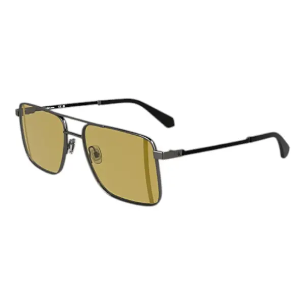 Calvin Klein - Ανδρικά Γυαλιά Ηλίου CKJ25201S-717 με Χρυσό Σκελετό και Χρυσό Καθρέφτη Φακό CKJ25201S-717