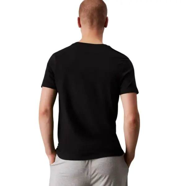 Calvin Klein - Ανδρικές Φανέλες Κοντομάνικες Crew Neck CK Monogram Τριπλό Πακέτο LV00NB4051-MP1 Λευκό/Μαύρο/Γκρι LV00NB4051-MP1