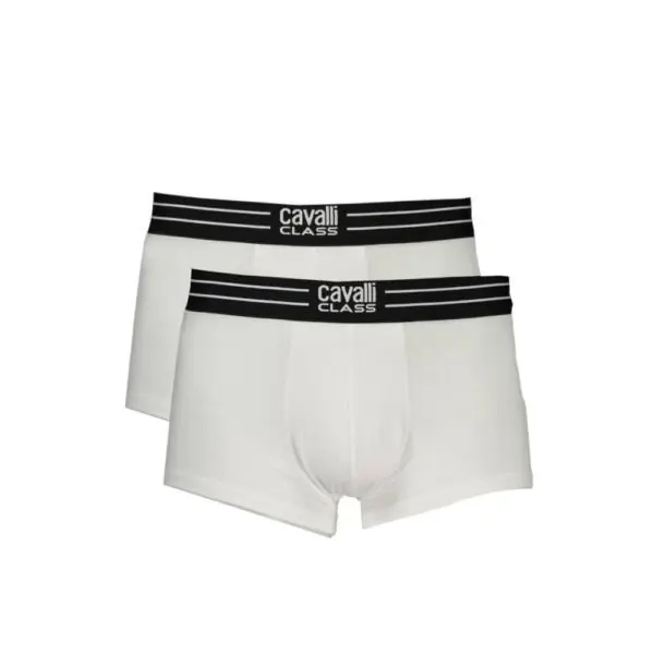 Cavalli Class - Ανδρικά Μποξεράκια 2Pack QXO01JJD003-00053 Λευκό QXO01JJD003-00053