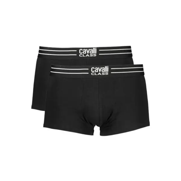 Cavalli Class - Ανδρικά Μποξεράκια 2Pack QXO01JJD003-05051 Μαύρο QXO01JJD003-05051
