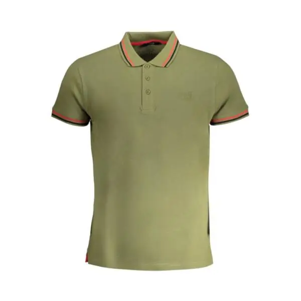 Cavalli Class - Ανδρική Μπλούζα Κοντομάνικη Polo Πικέ QXT64XKB002-04050 Πράσινο QXT64XKB002-04050