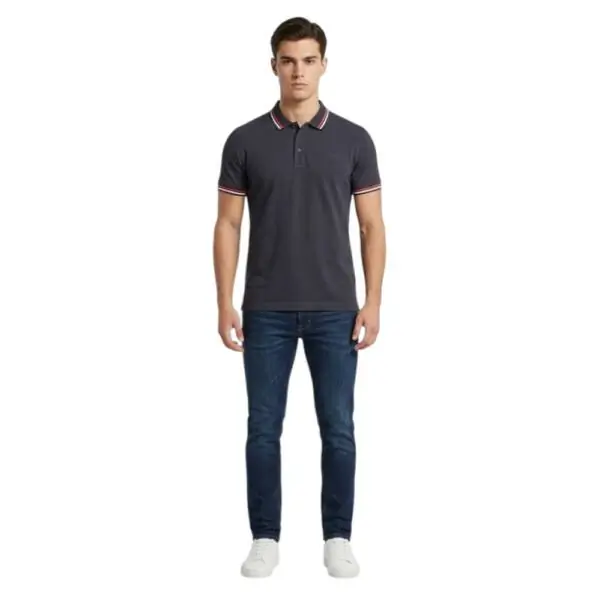 Cavalli Class - Ανδρική Μπλούζα Κοντομάνικη Polo Πικέ QXT64XKB002-04926 Μπλε Σκούρο