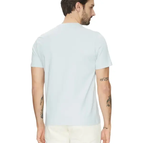Guess - Ανδρικό T-shirt Regular Fit M5GI55K8FQ4-G7O7 Γαλάζιο M5GI55K8FQ4-G7O7
