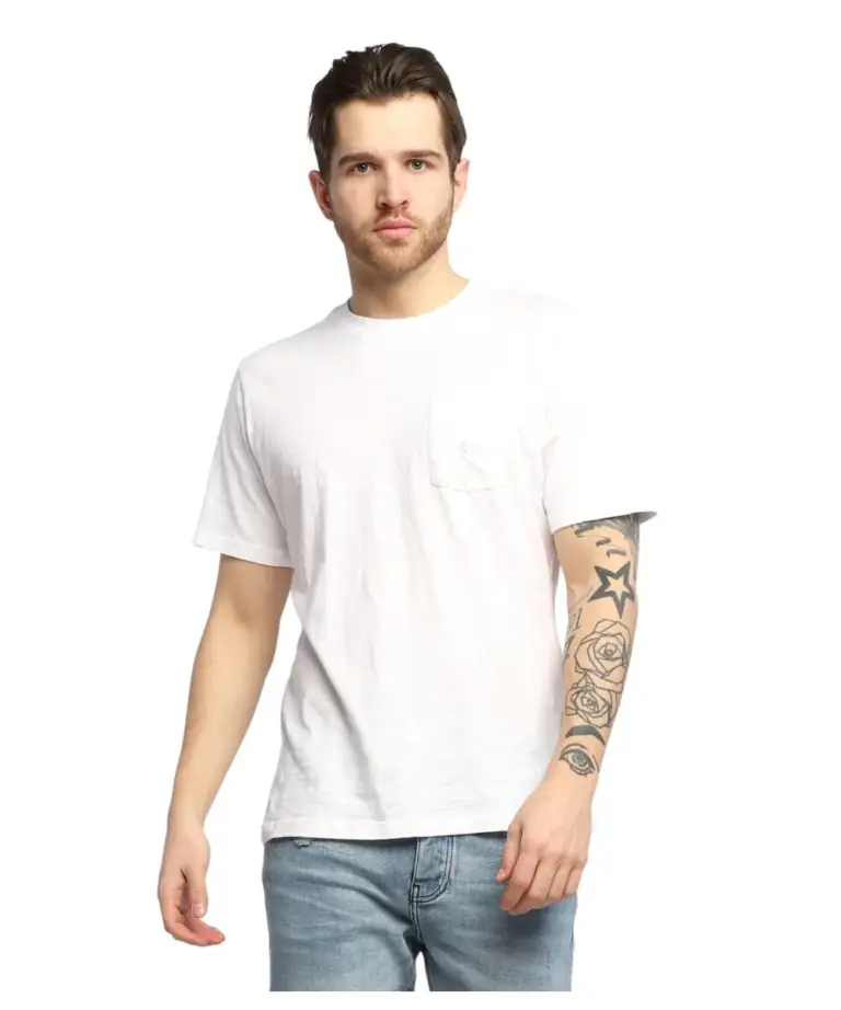 La Martina - Ανδρικό T-Shirt Regular Fit TMR006-JS259-0000 Λευκό