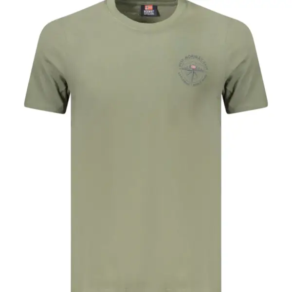 Norway Nautical School - Ανδρικό T-shirt Κοντομάνικο 856034-ARMY Πράσινο