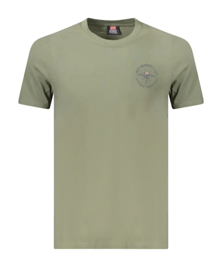 Norway Nautical School - Ανδρικό T-shirt Κοντομάνικο 856034-ARMY Πράσινο