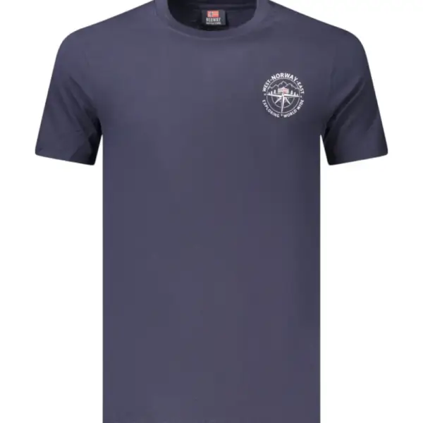 Norway Nautical School - Ανδρικό T-shirt Κοντομάνικο 856034-NAVY Μπλε Σκούρο