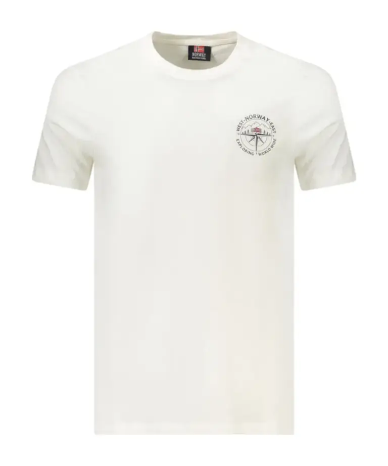 Norway Nautical School - Ανδρικό T-shirt Κοντομάνικο 856034-WHITE Λευκό