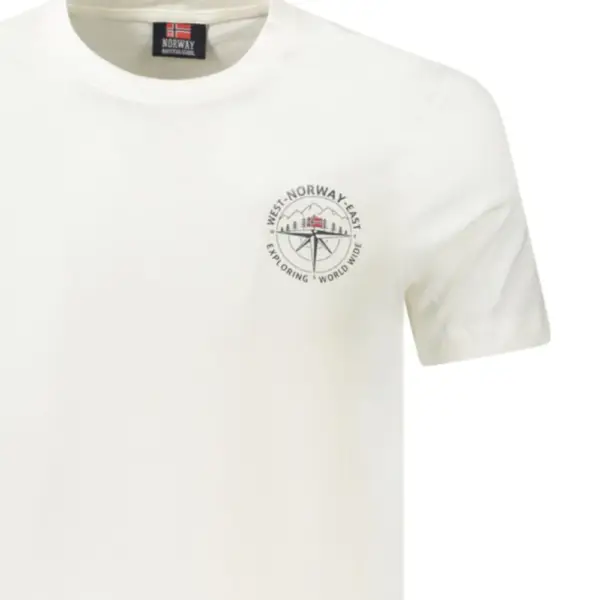 Norway Nautical School - Ανδρικό T-shirt Κοντομάνικο 856034-WHITE Λευκό 856034-WHITE
