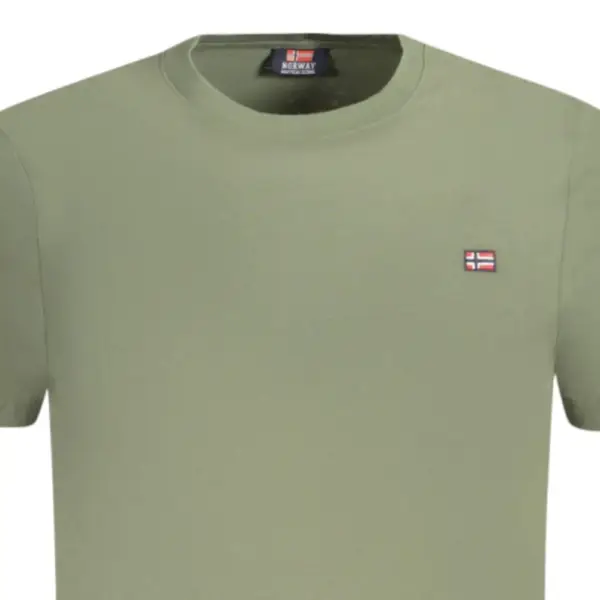 Norway Nautical School - Ανδρικό T-shirt Κοντομάνικο Basic 836010-ARMY Πράσινο 836010-ARMY