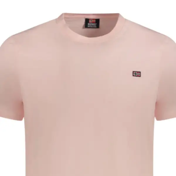 Norway Nautical School - Ανδρικό T-shirt Κοντομάνικο Basic 836010-CHARME Ροζ 836010-CHARME