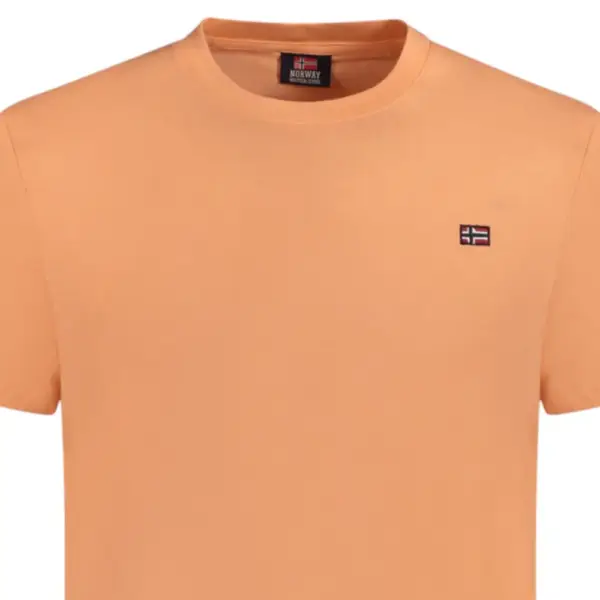 Norway Nautical School - Ανδρικό T-shirt Κοντομάνικο Basic 836010-PEACH Πορτοκαλί 836010-PEACH