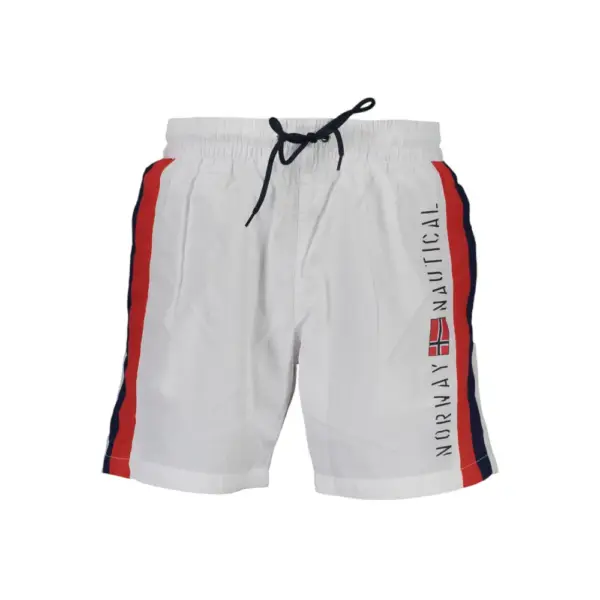 Norway Nautical School - Ανδρικό Μαγιό Σόρτς 838302-ANCOWHIT Λευκό