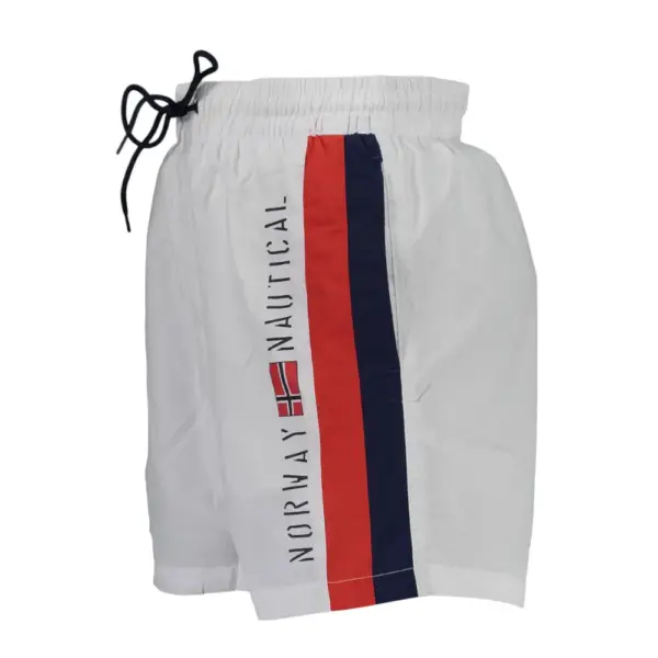 Norway Nautical School - Ανδρικό Μαγιό Σόρτς 838302-ANCOWHIT Λευκό 838302-ANCOWHIT