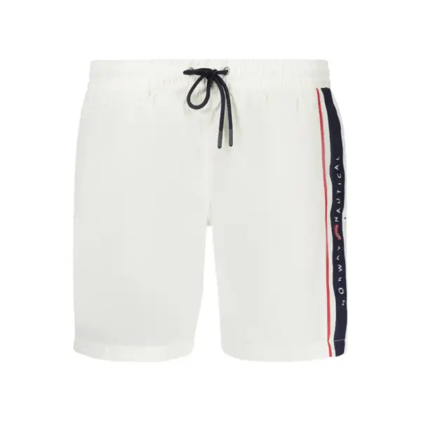 Norway Nautical School - Ανδρικό Μαγιό Σόρτς 858312-WHITE Λευκό