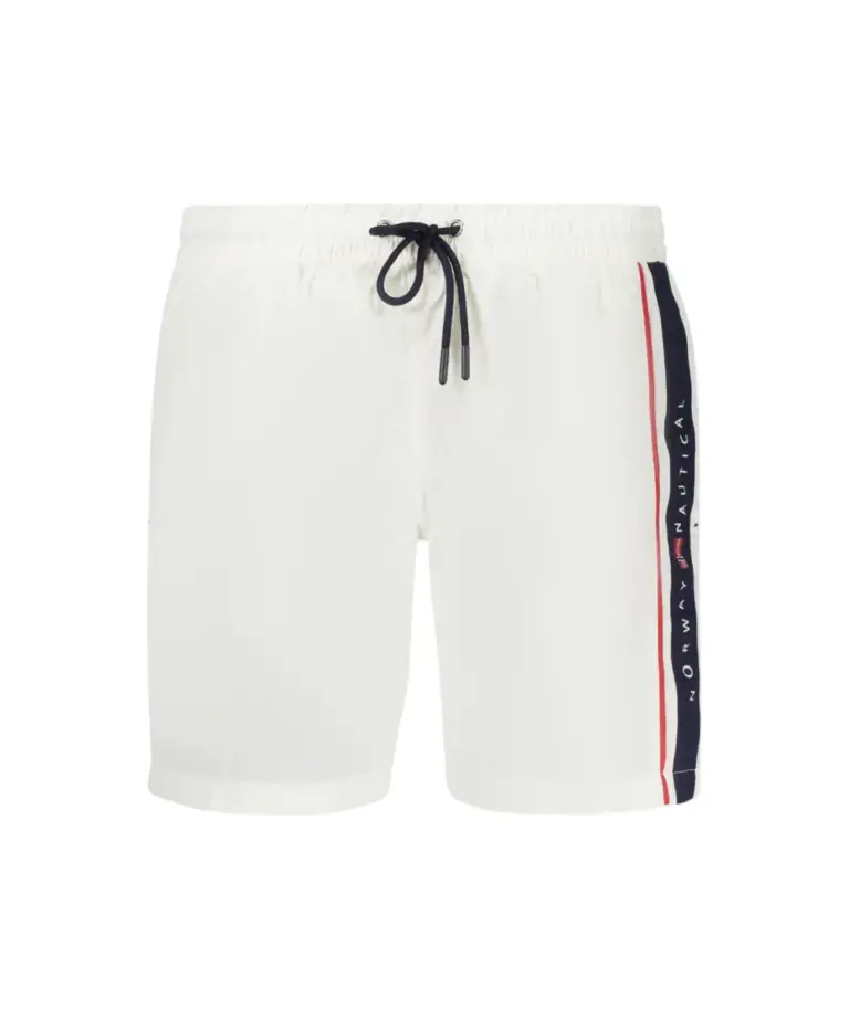 Norway Nautical School - Ανδρικό Μαγιό Σόρτς 858312-WHITE Λευκό