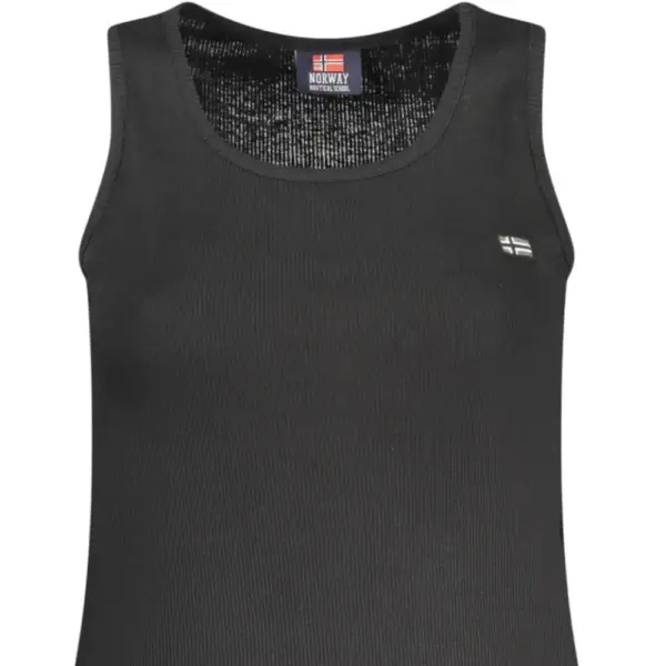 Norway Nautical School - Γυναικείο T-shirt Αμάνικο Rib 856220-BLACK Μαύρο 856220-BLACK