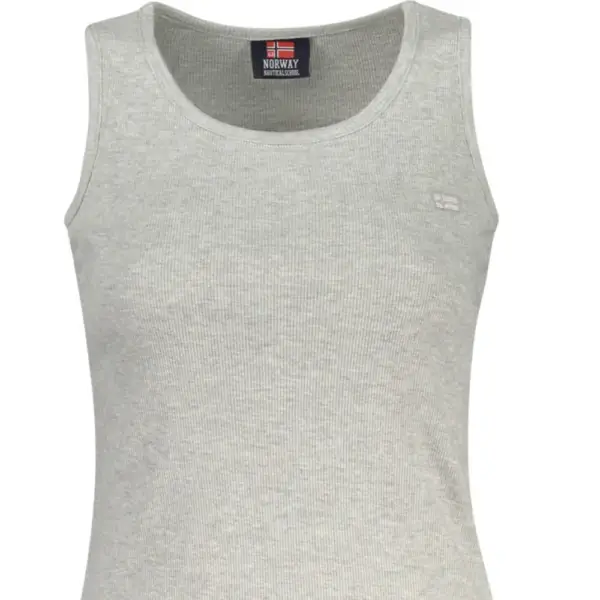 Norway Nautical School - Γυναικείο T-shirt Αμάνικο Rib 856220-GREYME Γκρι 856220-GREYME
