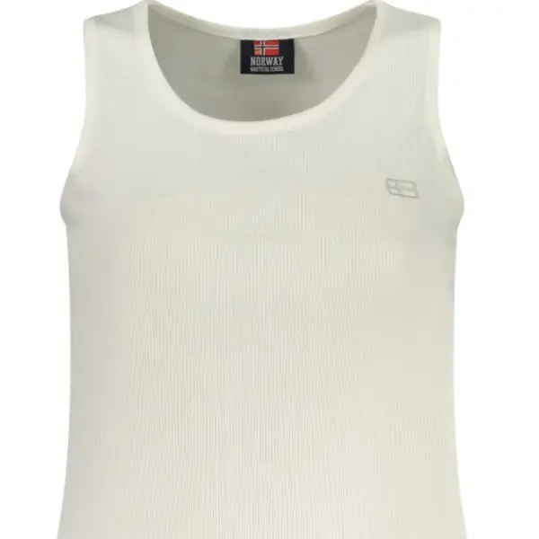 Norway Nautical School - Γυναικείο T-shirt Αμάνικο Rib 856220-WHITE Λευκό 856220-WHITE