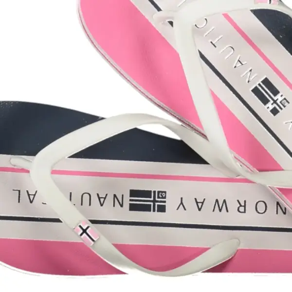 Norway Nautical School – Γυναικείες Παντόφλες Slipper 841007-WHITE Λευκό 841007-WHITE