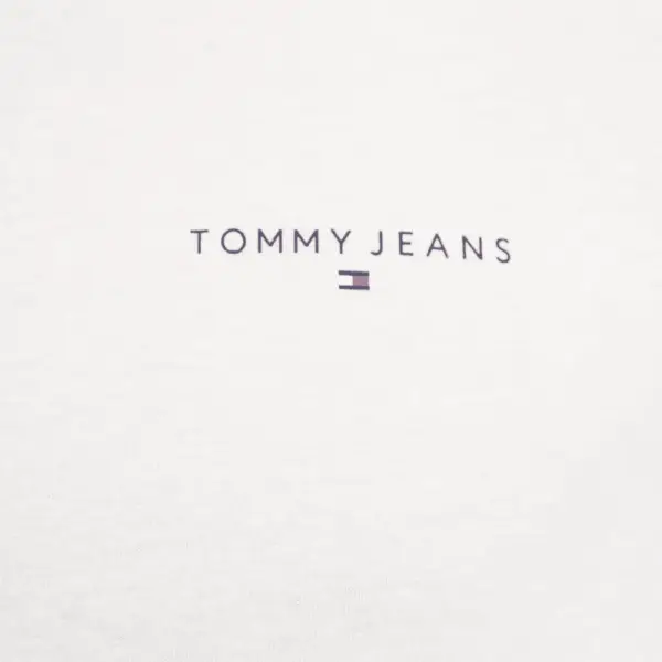 Tommy Hilfiger - Ανδρικό T-shirt Tjm Slim Linear Chest Ss Tee Ext DM0DM21188-YBL Λευκό DM0DM21188-YBL