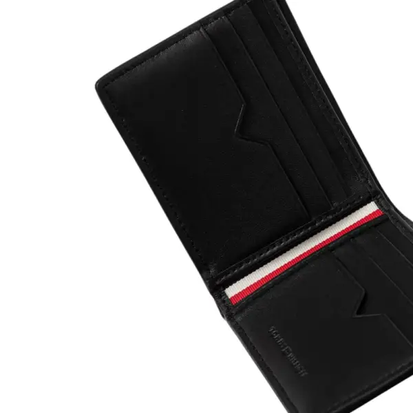 Tommy Hilfiger - Ανδρικό Πορτοφόλι Th Business Mini CC AM0AM13037-BDS Μαύρο AM0AM13037-BDS