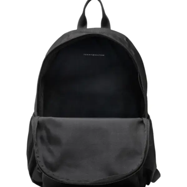 Tommy Hilfiger - Ανδρικό Σακίδιο Th Established Backpack AU0AU01496-BDS Μαύρο AU0AU01496-BDS