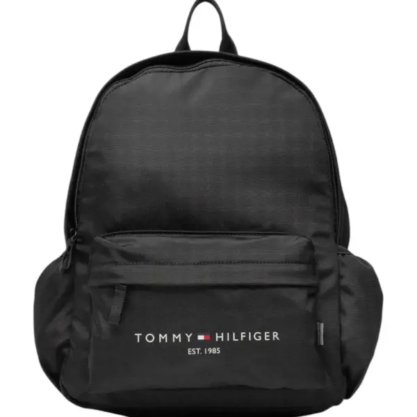 Tommy Hilfiger - Ανδρικό Σακίδιο Th Established Backpack AU0AU01496-BDS Μαύρο