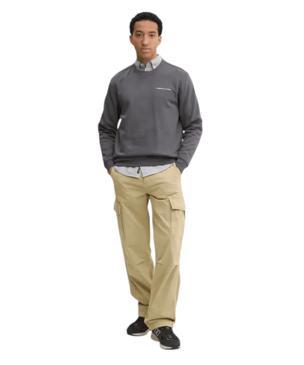 Tommy Hilfiger - Ανδρικό Φούτερ Tjm Linear DM0DM20249-PT2 Γκρι Tommy Hilfiger - Ανδρικό Φούτερ Tjm Linear DM0DM20249-PT2 Γκρι DM0DM20249-PT2