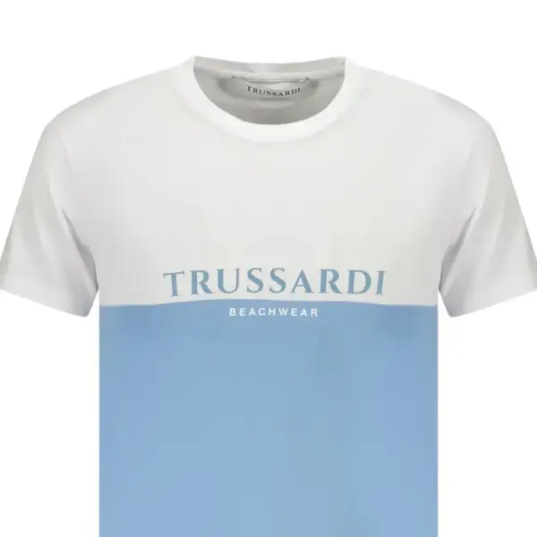 Trussardi Jeans - Ανδρικό T-Shirt TRU25MTS02-06WHAZ Γαλάζιο TRU25MTS02-06WHAZ