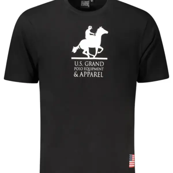 U.S. Grand Polo - Ανδρικό T-shirt AU02650-23NERO Μαύρο AU02650-23NERO