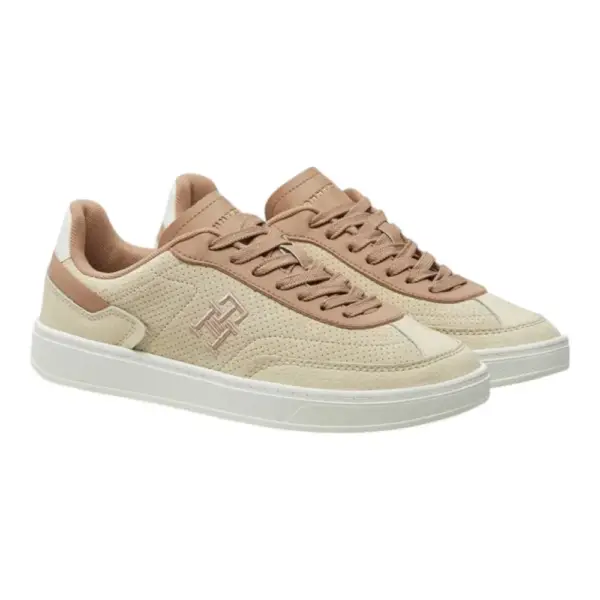 Tommy Hilfiger - Γυναικεία Sneakers Th Monogram Colour-Blocked FW0FW08380-0F8 Μπεζ FW0FW08380-0F8