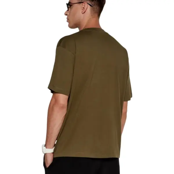 Guess - Ανδρικό T-shirt Loose Fit M4YI46K8FQ4-G8EV Πράσινο M4YI46K8FQ4-G8EV