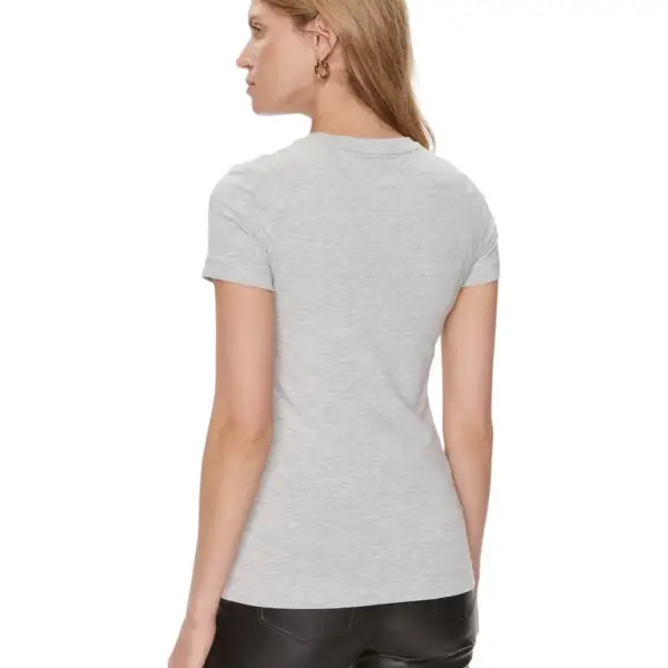 Guess - Γυναικείο T-Shirt Triangle Logo Tee W2YI44J1314-LMGY Γκρι W2YI44J1314-LMGY