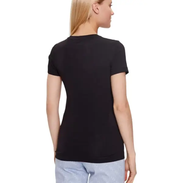 Guess - Γυναικείο T-Shirt Triangle Logo Tee W2YI44J1314-JBLK Μαύρο W2YI44J1314-JBLK