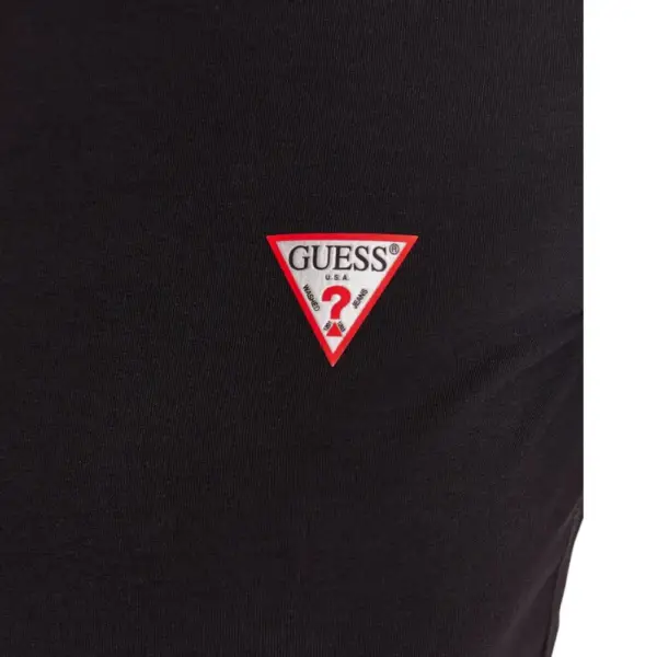 Guess - Γυναικείο T-Shirt Triangle Logo Tee W2YI44J1314-JBLK Μαύρο W2YI44J1314-JBLK