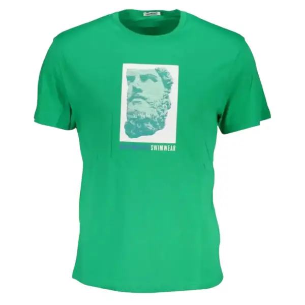 Bikkembergs - Ανδρικό T-shirt Κοντομάνικο BKK1MTS03-GREEN Πράσινο BKK1MTS03-GREEN