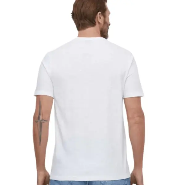 Hugo Boss - Ανδρικό T-shirt Tegood Regular Fit 50508243-100 Λευκό 50508243-100