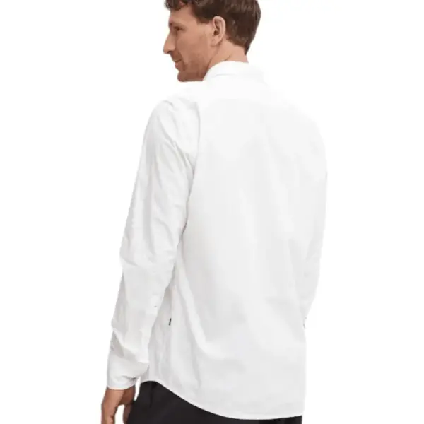 Hugo Boss - Ανδρικό Πουκάμισο Relegant 50518304-100 Λευκό 50518304-100