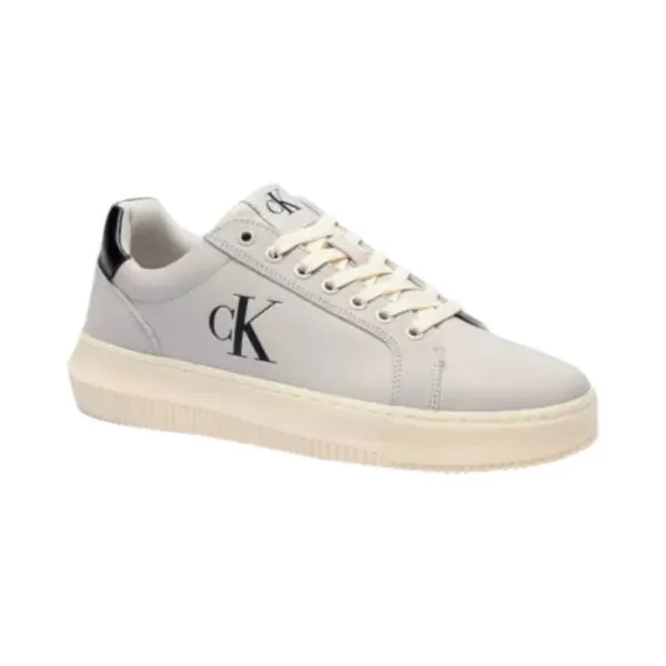 Calvin Klein - Cupsole Mono Lth Ανδρικά Chunky Sneakers YM0YM01123-0IO Γκρι