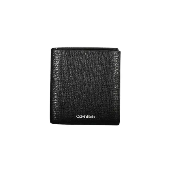 Calvin Klein - Ανδρικό Δερμάτινο Πορτοφόλι Ck Minimalism Trifold K50K509624-BAX Μαύρο