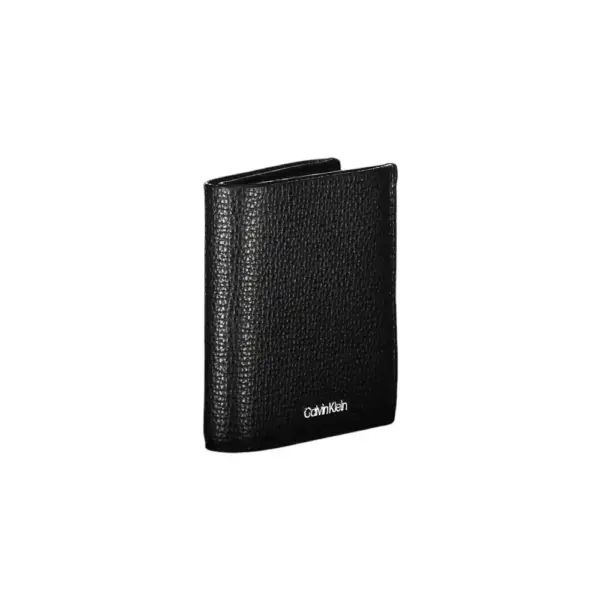 Calvin Klein - Ανδρικό Δερμάτινο Πορτοφόλι Ck Minimalism Trifold K50K509624-BAX Μαύρο K50K509624-BAX
