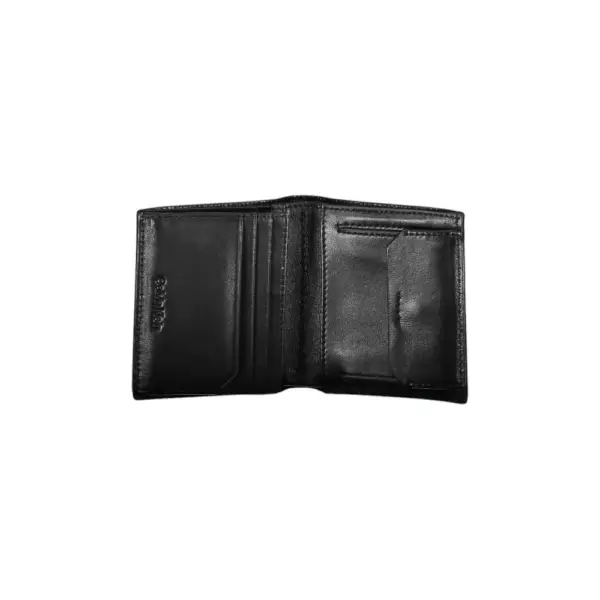 Calvin Klein - Ανδρικό Δερμάτινο Πορτοφόλι Ck Minimalism Trifold K50K509624-BAX Μαύρο K50K509624-BAX