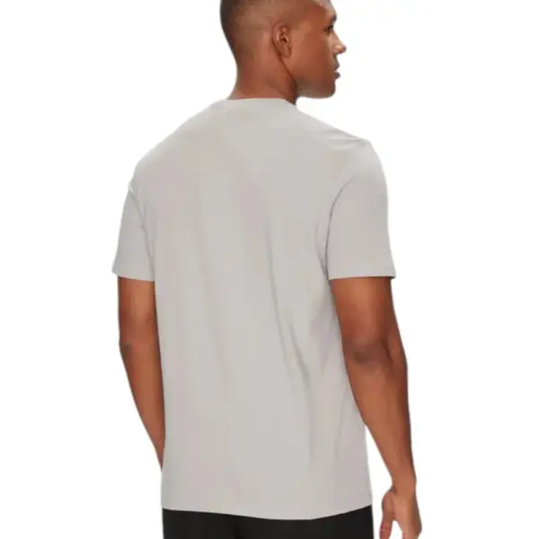 Calvin Klein - Ανδρικό T-shirt Cotton Badge Regular Fit LV04RC272G-RO2 Γκρι LV04RC272G-RO2