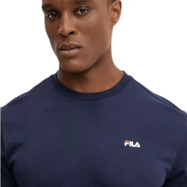 Fila - Ανδρικό T-shirt Laas FAM0874-50004 Μπλε Σκούρο FAM0874-50004