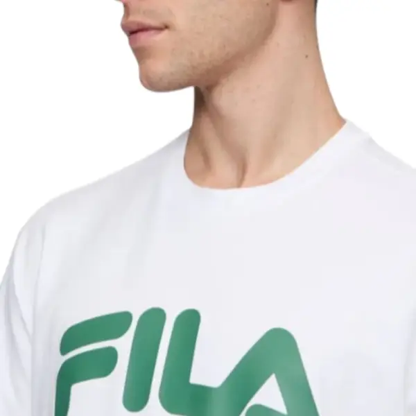 Fila - Ανδρικό T-shirt Lasson Loose Fit Tee FAM0873-10001 Λευκό FAM0873-10001