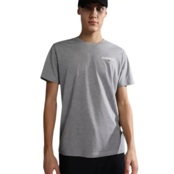 Napapijri - Ανδρικό T-shirt  S-Ice Ss NP0A4GWI160  Γκρι