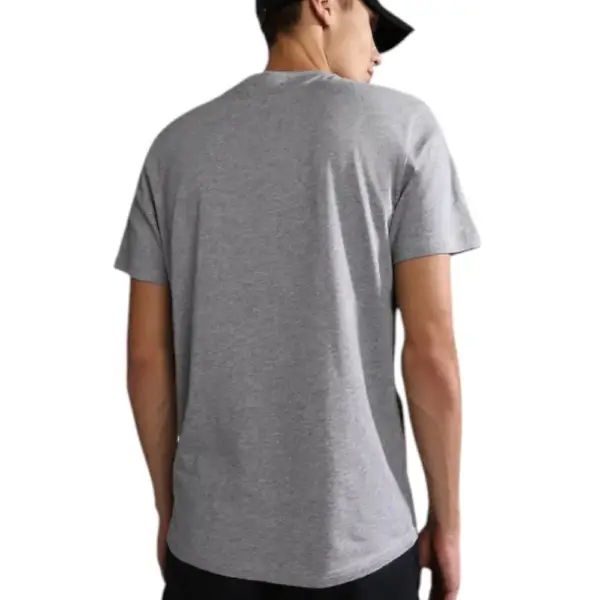 Napapijri - Ανδρικό T-shirt S-Ice Ss NP0A4GWI160 Γκρι NP0A4GWI-160