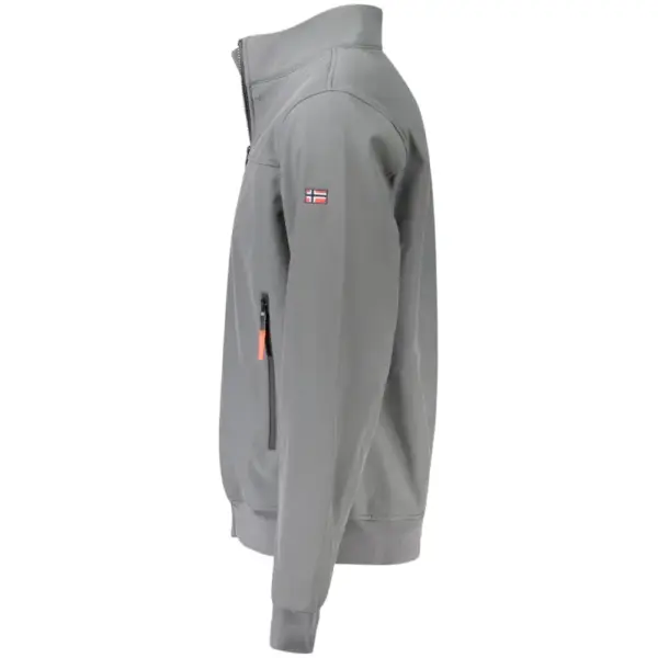 Norway Nautical School - Ανδρικό Μπουφάν Soft Shell 849139-REVE10 Γκρι Σκούρο 849139-REVE10